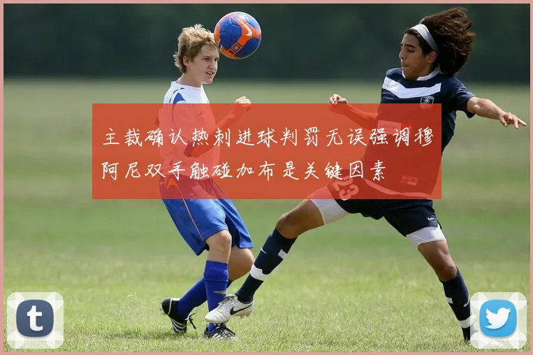 主裁确认热刺进球判罚无误强调穆阿尼双手触碰加布是关键因素